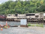 CP military SD90MAC headed westbound out of St Paul MN yard